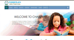 Desktop Screenshot of chanakyaacl.com