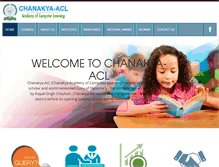 Tablet Screenshot of chanakyaacl.com